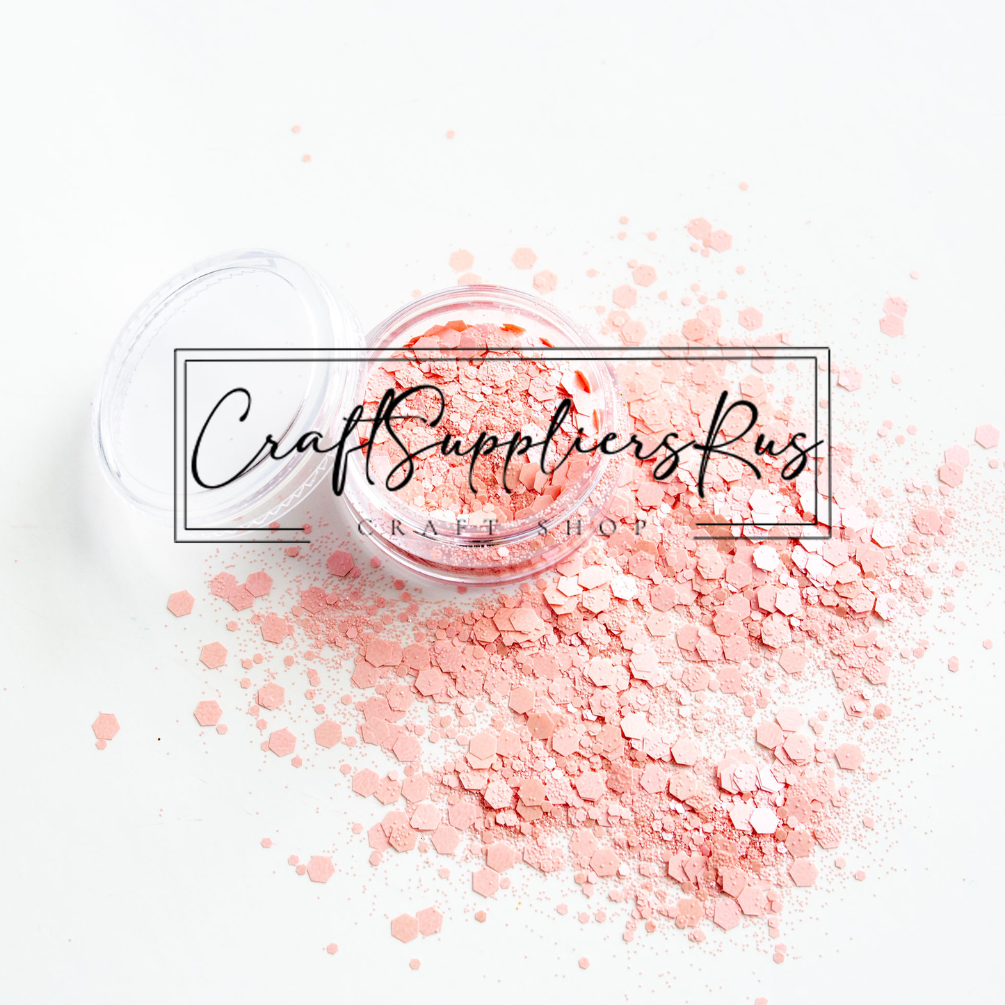 "Blush" Baby Pink Chunky Glitter Mix