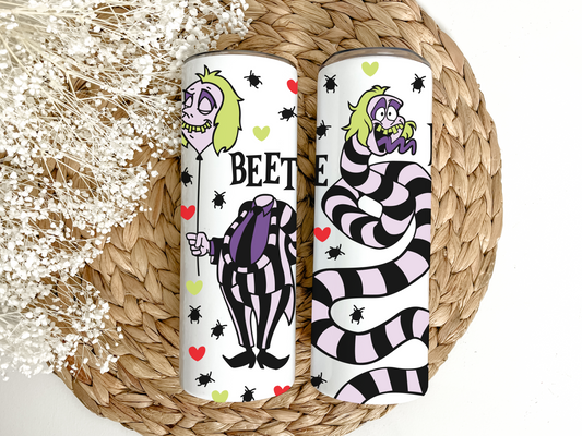 20oz Beetlejuice Skinny Tumbler