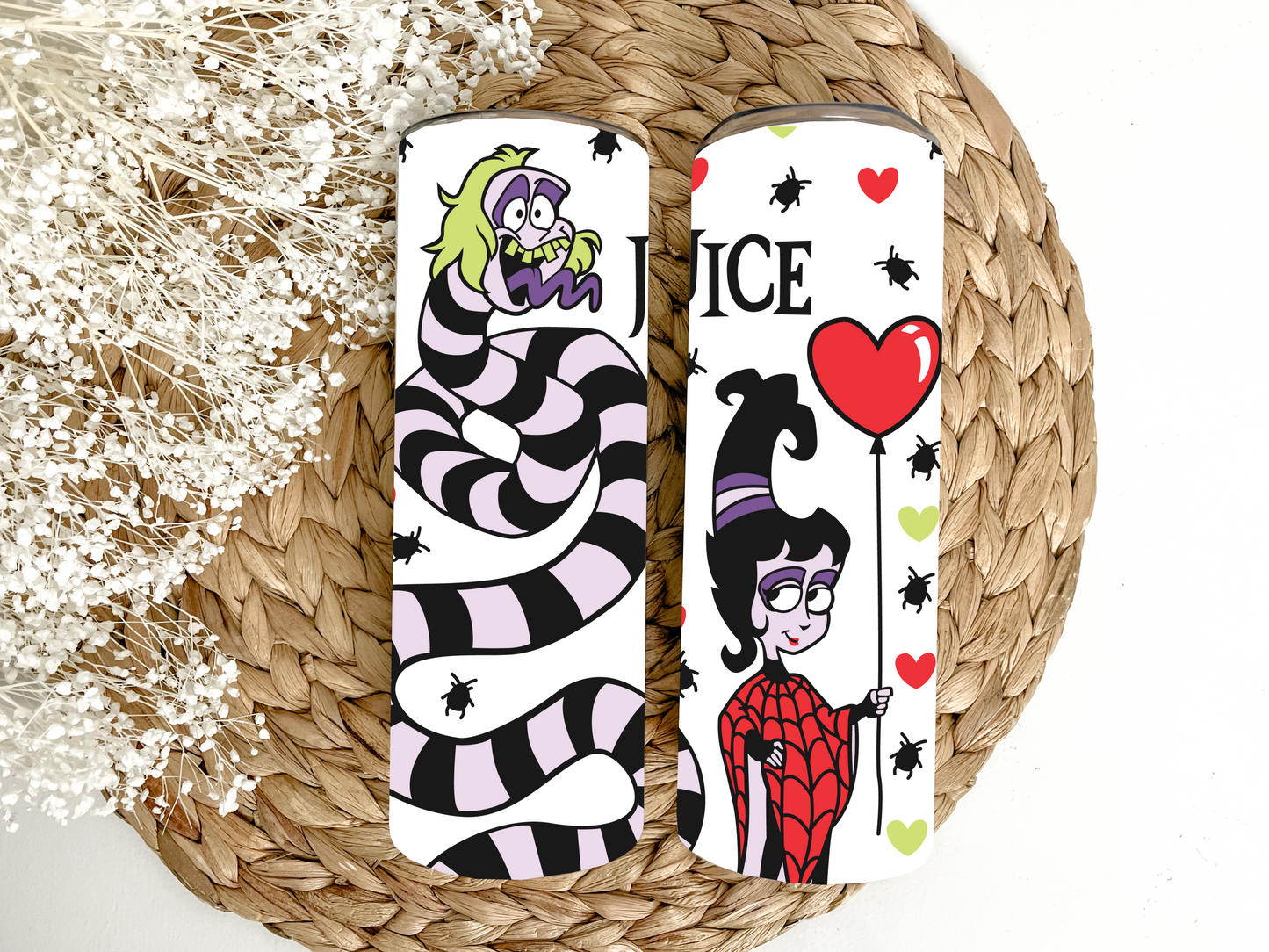 20oz Beetlejuice Skinny Tumbler