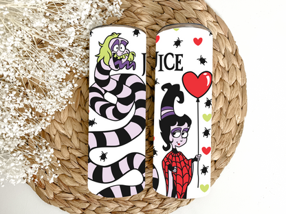 20oz Beetlejuice Skinny Tumbler