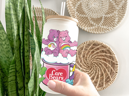 16oz Care Bears Glass Tumbler