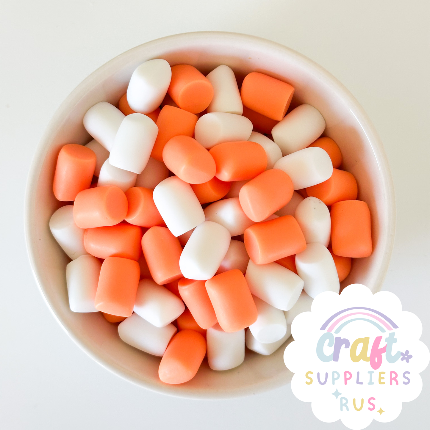 6/12/18/24pc Fake Marshmallow Cabochons