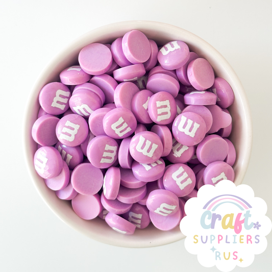 Fake Lavender M&Ms