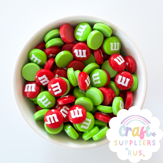 Fake Red & Green M&Ms