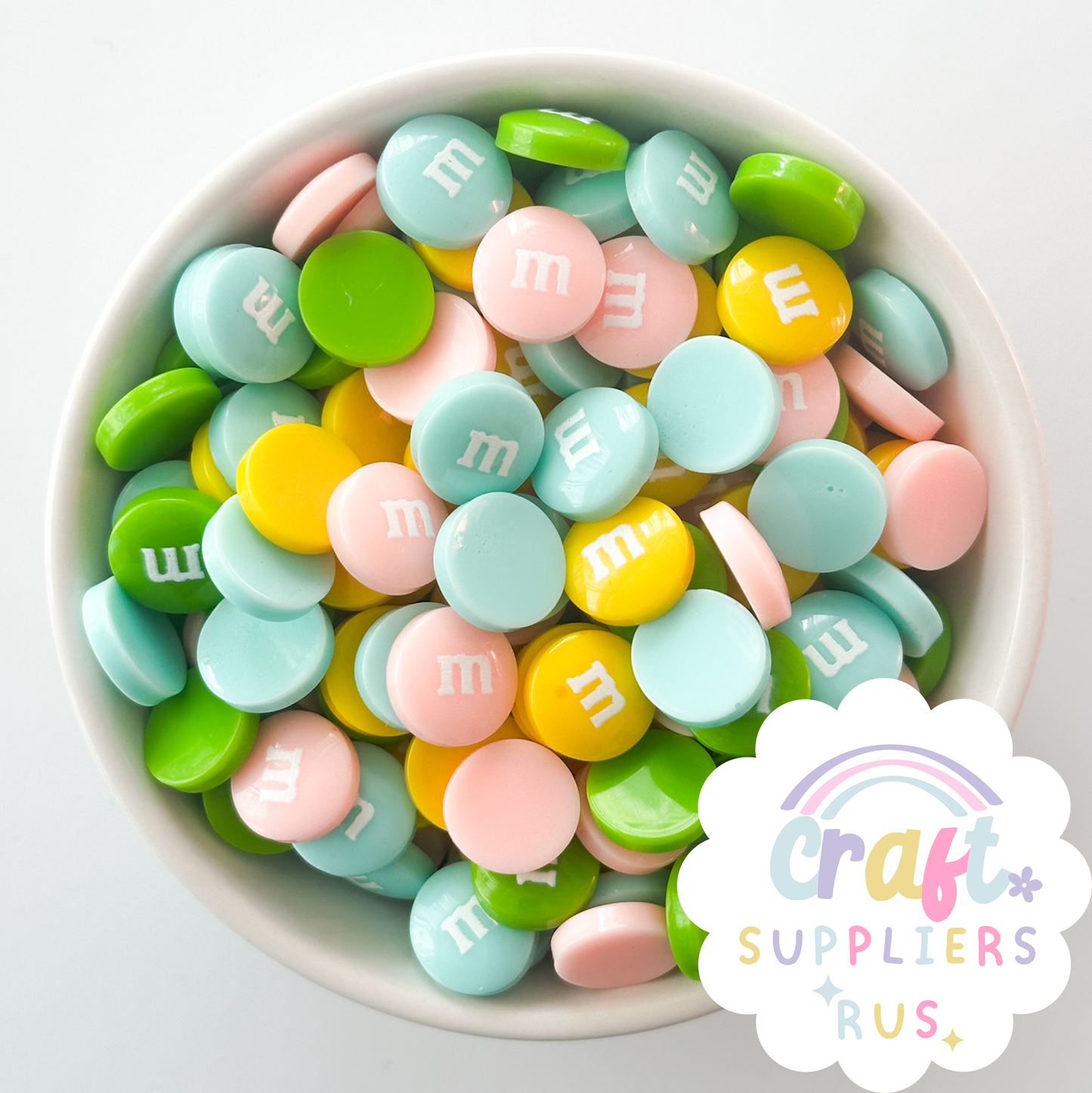 Fake Easter M&M's Chocolate Candy Cabochons