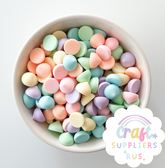 24pc Fake Pastel Chocolate Chips