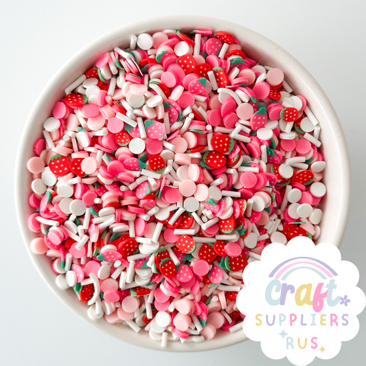 Strawberry Shortcake Polymer Clay Sprinkles