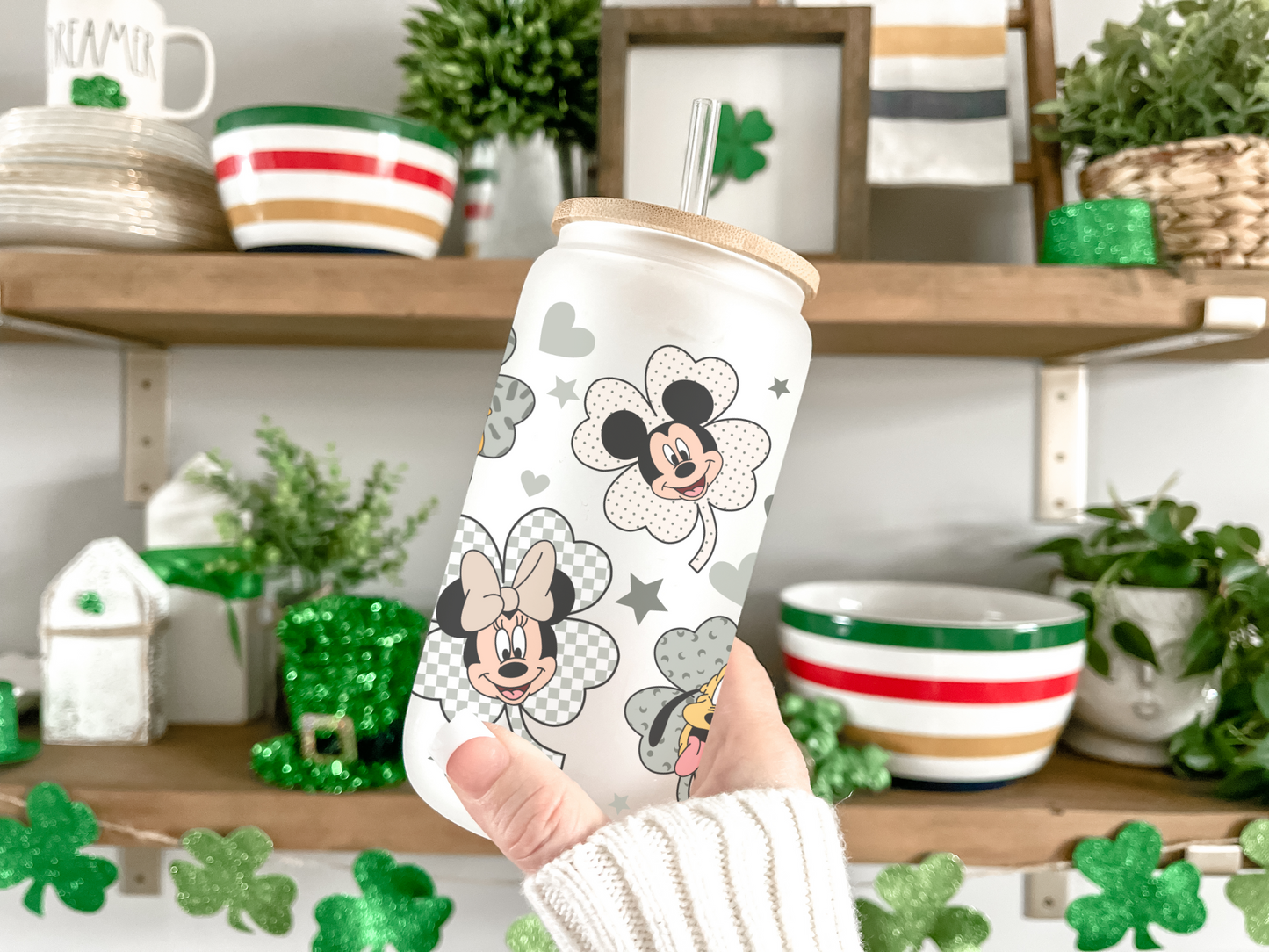 16oz Mickey & Friends St. Patrick's Day Tumbler