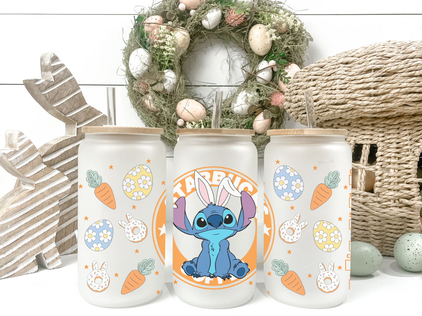 16oz Easter Stitch Starbucks Coffee Tumbler